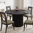 47   Round Dining Table Farmhouse Kitchen Table Modern Dinner Table For Kitchen