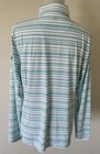 New Peter Millar Golf 1 4 Zip Top Sun Protection Long Sleeve Womens Large Blue