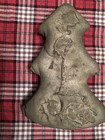 Primitive Folk Art Christmas Tree Grungy 9 5    Handmade