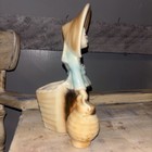 Vintage Royal Copley Pottery Ceramic Chinese Asian Oriental Figure Planter