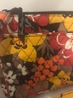 New Vera Bradley Bittersweet Red Orange   Yellow Floral Shoulder Handbag