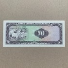 Rare Nicaragua 50 Cordobas D 1978 Pick 130 Unc Uncirculated Purple Banknote