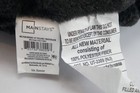 New Mainstays Faux Fur Round Decorative Throw Pillow 16  Black