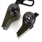 Outdoor Whistle Plastic Multifunctional 3-in-1 Whistle Survival Whistle Compass