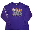 Wwe Hardy Boyz Team Xtreme Wwf T-shirt 2xl Purple Print Vintage Excellent
