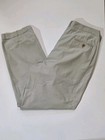 Vintage Bobby Jones Khaki Pants Mens Sz 42 Beige Grey Houndstooth Double Pleated