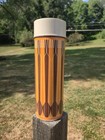 Retro 1971 Thermos Mid Century Art Deco Pattern Coffee Tumbler Soup Lunch Vtg