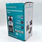 Casabrews Tornado Electric Conical Burr Grinder With Lcd Display - Silver 