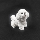 Resin Mini Than Bear Dog Food Hand-painted Simulation Model Figurines Artwork