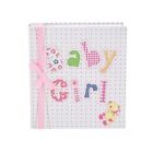 White And Pink Baby Girl Photo Album-4x6 Photos Shower Gift