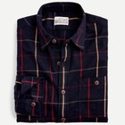 J crew Flannel Shirt Tartan Casual Button-down Front Pocket Cotton Size Large