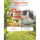 Uimoso Fruit Wine Press 4 75 Gal  18l Manual Apple Grape Cider Press Wood Basket