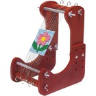 Adjustable Bead Weaving Loom Standing Wooden Bead Loom Versatile For Diy Crafts