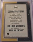 2009 Star Trek  Tos 40th Series 3 William Smithers As Merik A241 Autograph Card