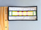 Vietnam  Veteran U s  Navy Ribbon Patch  free Ship 