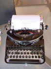 Underwood 77 Noiceless  Antique Typewriter  W manual   Travel Case