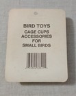 Vintage Luster Blue Plastic Parakeet Swing Bird Cage Toy 332 Sealed Nos