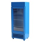 1  12 Dollhouse Decoration Blue Vertical Single Door Refrigerator