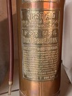 Vintage  Copper   Brass Fire Extinguisher - Lamp W d allen Mfg Chicago