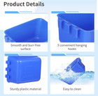 20 Pcs Cage Cups 16 Oz Chicken Feeder Waterer Birds Feeders Hanging Blue