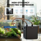 Aquarium Chiller Hydroponic Water Chiller 1 2 Hp 132 Gal Fish Tank Cooler  500l