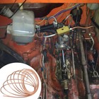 2 X Copper Nickel Brake Line Tubing Kit 3 16 Od 25 Ft Coil Roll All Size Fitting
