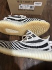 Adidas Yeezy Boost 350 V2 Zebra Cp9654 Kanye West Primeknit White Black Red