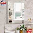 Bathroom Medicine Cabinet   Mirror Wall-mounted Mirror Cabinet Storage Aluminum