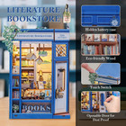 Book Nook Kit - Diy Miniature Dollhouse Kit 3d Puzzles For Adult Tiny House Mini
