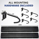 Raxgo Garage Bike Rack Wall Mount Bicycle Storage Hanger With 6 Adjustable Hooks