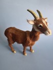 Stealstreet Furry Nanny Goat Soft Fur Glass Eyes 8 1 2  X 9  Retired Model