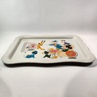 1961 Walt Disney s Wonderful World Of Color Metal Tv Tray Mickey Pluto Donald