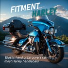 Elastic Handlebar Grip Covers Kit For Harley Dyna Softail Sportster Touring