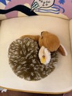 Steiff Fawn Lorli Small Plush Stuffed Animal Deer Resting Laying Spotted Vintage