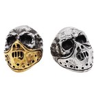 Vintage Domineering Mask Skull Ring Stainless Steel Men s Gothic Biker Punk Ring