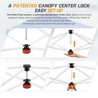 Eagle Peak 6 6 X 6 6 Pop Up Canopy Tent Instant Outdoor Canopy With 1 Sidewall