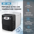 -86  c Ultra-low Temperature Freezer 20l Lab Cryogenic Freezer -112   f Samples Us