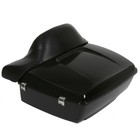 King Luggage Trunk W  Backrest Pad Fit For Harley Touring Models 2014-26