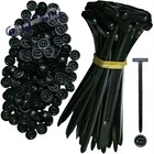 Nylon Universal Car Cable Tie Buckle   locking Zip Ties Holder With Pin   Button