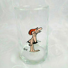Arby s Glass Tumbler 1981 B c  Ice Age Comic By Hart Collector Series Vintage