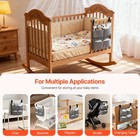 Hanging Diaper Organizer For Crib     Large Capacity Diaper Caddy Holder With 4   