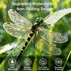 12 Pack 3d Dragonfly Clips  Fake Dragonflies With Stakes  Realistic 12pack