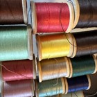 Lot Of 21 Vintage Coats   Clark Boilfast Wooden Thread Spools     Assorted Colors