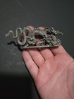 Vtg Ral Partha Rawcliffe Dragon Pp65 Pewter Sculpture W  Gem Eyes 3 5 