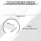 Plastic Welding Rods White Ribbon Hdpe Welding Strip 3 94x39 37 6pcs