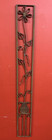 Art Deco 52 x 6 25   Wrought Iron Floral Garden architecture Panel Salvage
