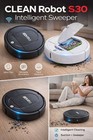 S30 Intelligent Robot Vacuum - Ultra-thin 6 5cm Smart Sweeper For Hard Floors