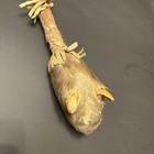 Vintage Native American  Hand Made   Shaman  Rattle  Hoof  Fur