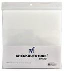 100 Clear Plastic Opp 12  Vinyl 33 Rpm Record 6 Mil  Snug Outer Sleeves  1-3 Day