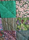 Handcrafted Baby Crib Quilt Patchwork 42  X 46 